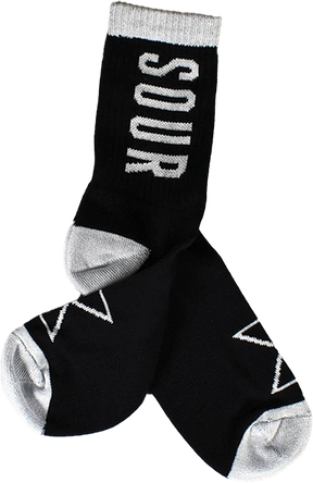 SOUR LOGO CREW SOCKS BLACK