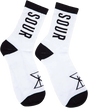 SOUR LOGO CREW SOCKS WHITE