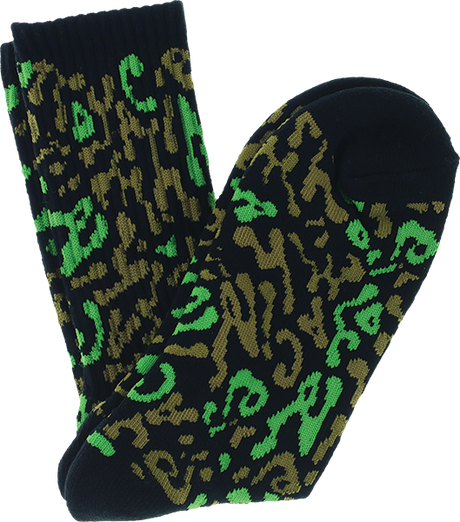 TOY MACHINE CAMO CREW SOCKS BLACK 1pr
