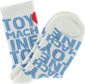 TOY MACHINE NEW BLOOD CREW SOCKS WHITE 1pr