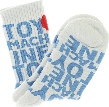 TOY MACHINE NEW BLOOD CREW SOCKS WHITE 1pr