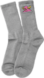 TOY MACHINE BRAIN MONSTER CREW SOCKS GREY 1pr
