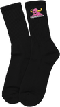 TOY MACHINE BRAIN MONSTER CREW SOCKS BLACK 1pr