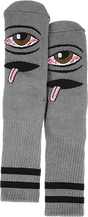 TOY MACHINE BLOODSHOT EYE CREW SOCKS-GREY 1pr