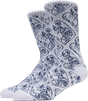 TOY MACHINE CUBIST CREW SOCKS WHITE 1pr