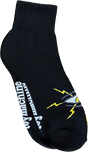 TOY MACHINE LIGHTENING EYE CREW SOCKS BLACK 1pr