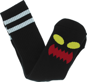 TOY MACHINE MONSTER FACE CREW SOCKS BLACK 1pr