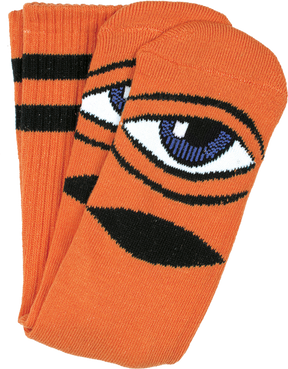 Toy Machine SECT EYE III CREW SOCKS ORANGE 1 pair