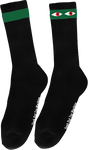 TOY MACHINE SEEK CREW SOCKS BLACK 1pr