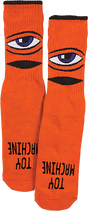TOY MACHINE SECT EYE YOUTH CREW SOCKS ORANGE 1pair