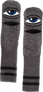 TOY MACHINE SECT EYE HEATHER CREW SOCKS BLACK 1pr