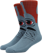 TOY MACHINE SECT HUG CREW SOCKS GREY 1pr
