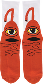 TOY MACHINE SECT HUG CREW SOCKS RUST 1pr