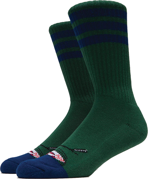 TOY MACHINE STONER SECT CREW SOCKS FOREST 1pr