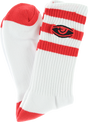 TOY MACHINES WATCHING CREW SOCKS RED 1pr