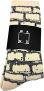 WKND BRICK CREW SOCK CREAM