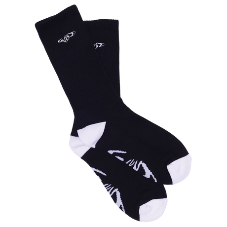 WKND FISHBONE CREW SOCKS BLACK