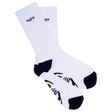 WKND FISHBONE CREW SOCKS WHITE