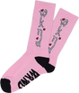 WKND HEART CREW SOCK PINK