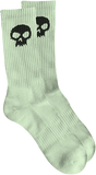 ZERO SKULL CREW SOCKS GLOW/BLK 1pr