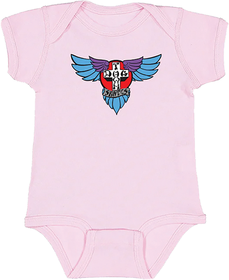 DOGTOWN WINGS ONESIE 18M PINK