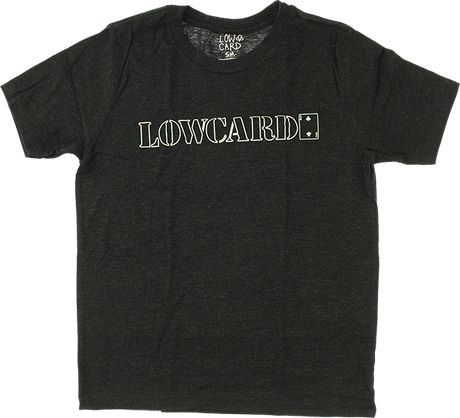 LOWCARD LOGO YTH SS SMALL CHARCOAL
