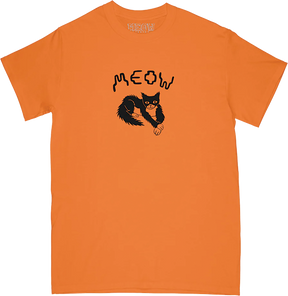 MEOW CROSS TSHIRT PAW YOUTH SS TSHIRT LARGE ORANGE