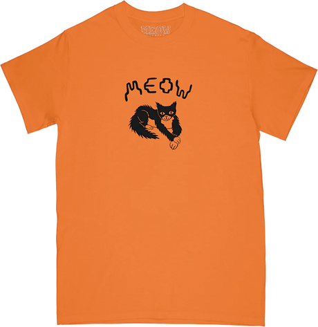 MEOW CROSS TSHIRT PAW YOUTH SS TSHIRT LARGE ORANGE