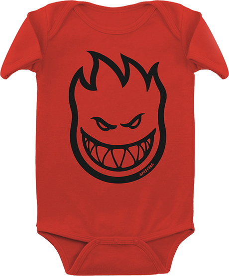 SPITFIRE BIGHEAD ONESIE 24Month-RED/BLK