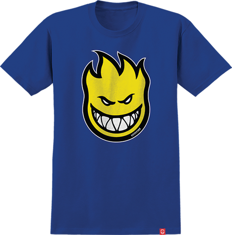 SPITFIRE BIGHEAD FILL YOUTH SS TSHIRT XLARGE ROYAL/YEL/WT/BK