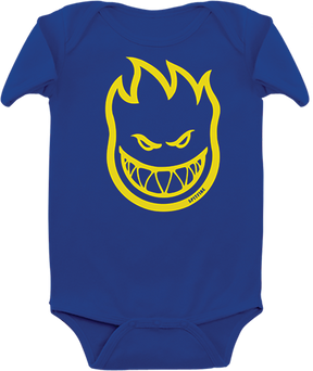 SPITFIRE BIGHEAD INFANT ONESIE 18M ROYAL/YEL