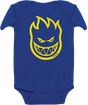 SPITFIRE BIGHEAD INFANT ONESIE 24M ROYAL/YEL