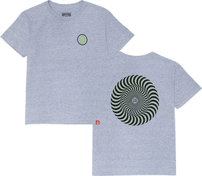 SPITFIRE CLASSIC SWIRL OVERLAY YTH SS S-GRY/GRN