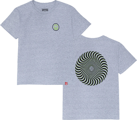 SPITFIRE CLASSIC SWIRL OVERLAY YTH SS S-GRY/GRN