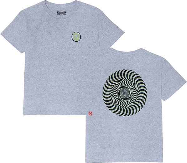 SPITFIRE CLASSIC SWIRL OVERLAY YTH SS S-GRY/GRN