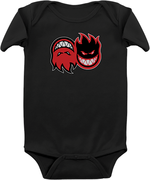 SPITFIRE ETERNAL FILL INFANT ONESIE 18M-BLK/RED/BLK/WHT