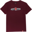 SPITFIRE OLD E DROP BIGHEAD YTH SS S-MAROON/RD/BLK/WT