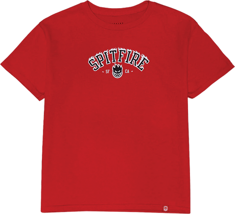 SPITFIRE TEAM BIGHEAD FLAMES YTH SS M-RED/BLK