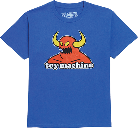 TOY MACHINE MONSTER YOUTH SS SMALL  BLUE