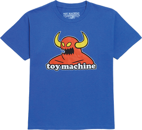 TOY MACHINE MONSTER YOUTH SS LARGE BLUE