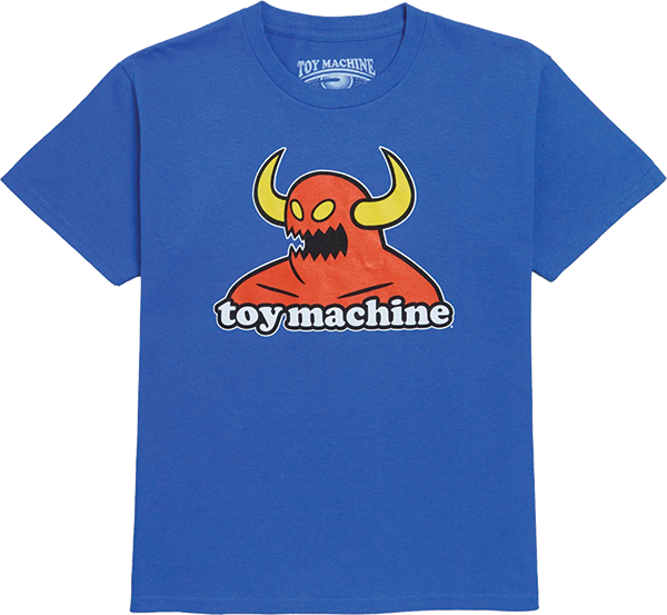 TOY MACHINE MONSTER YOUTH SS XLARGE BLUE