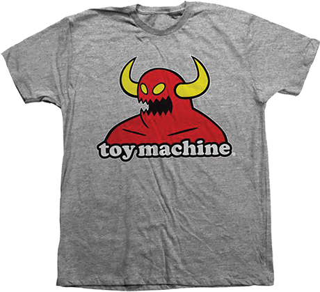 TOY MACHINE MONSTER YOUTH SS XLARGE GREY