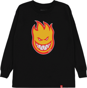 SPITFIRE BIGHEAD FILL LS YOUTH SMALL BLK/GOLD/RED
