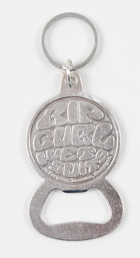 Rip Curl Wetty BotOpen Keychain Silver One Size