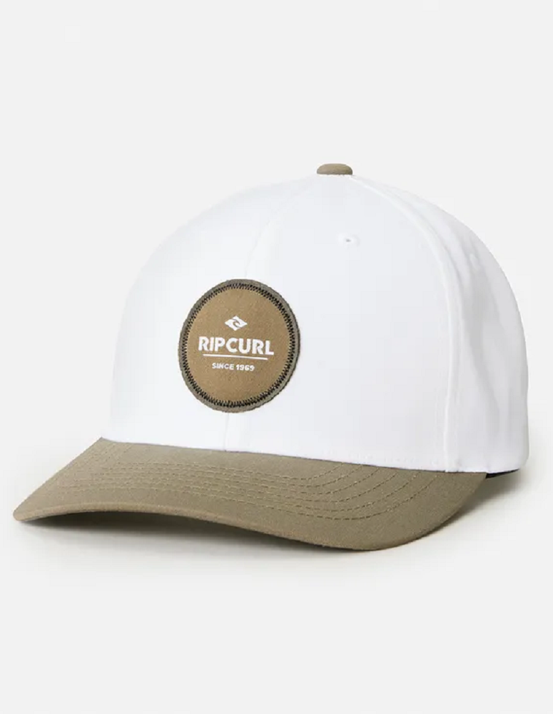 Rip Curl Routine Flexfit Hat Bone Green One Size