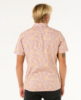 Rip Curl Floral Reef Button Up Mens Smokey Grape