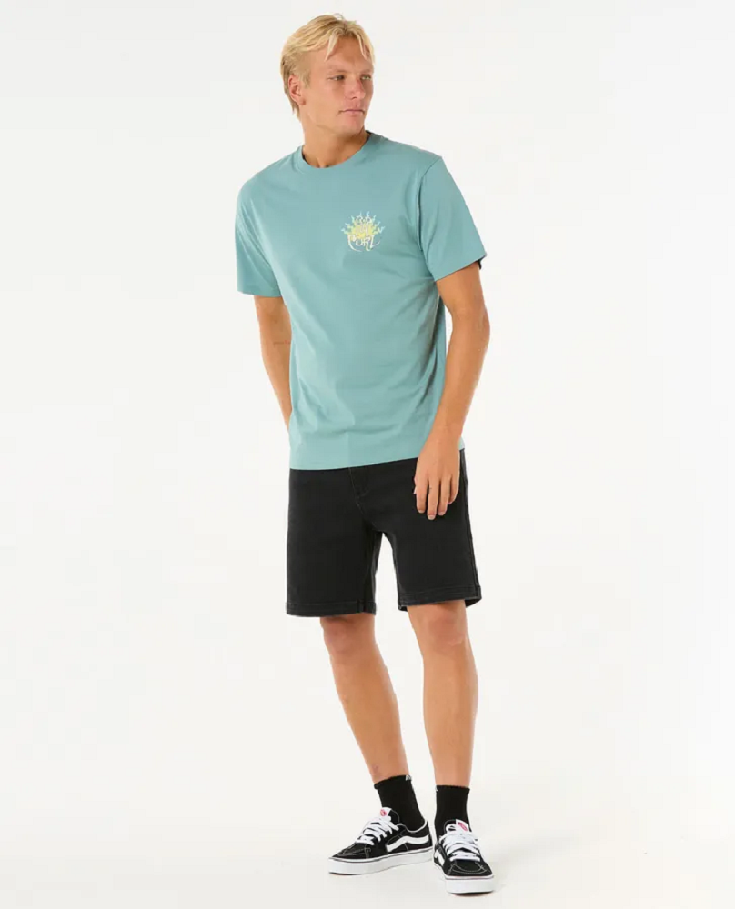 Rip Curl Dazed Tshirt Mens Blue Lagoon M