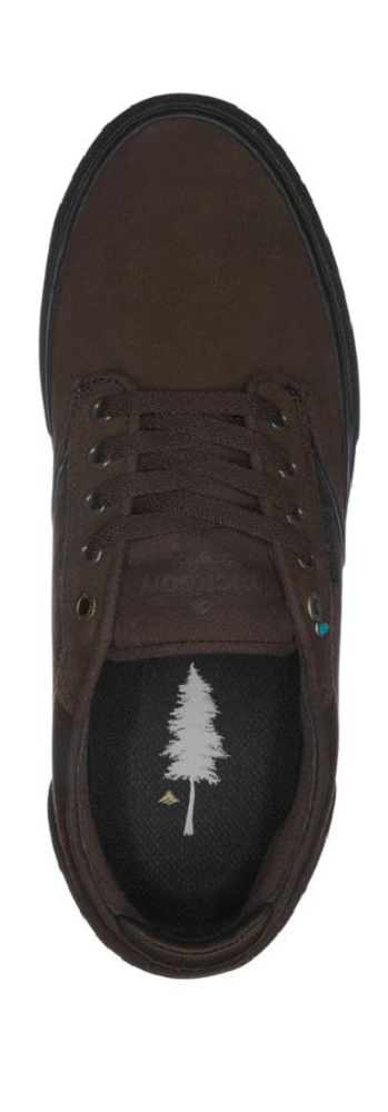 Emerica Dickson Skate Shoes Chocolate