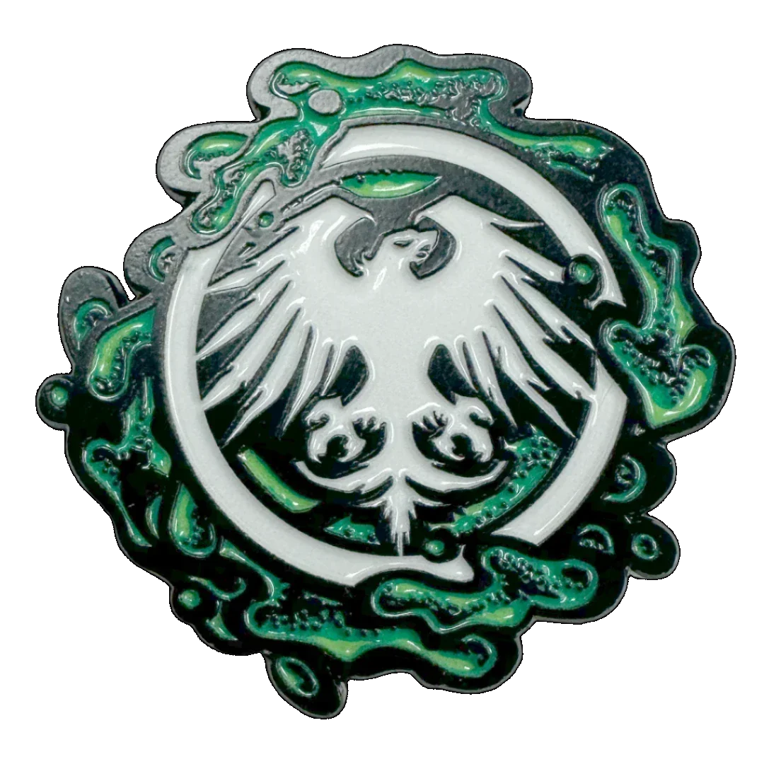 Never Summer Jimbo Phillips Pin Slime Eagle 1.25 inch