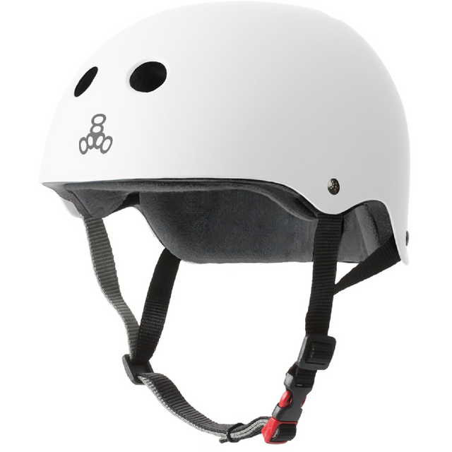 Triple8 Certified Sweatsaver Helmet Gloss White S/M